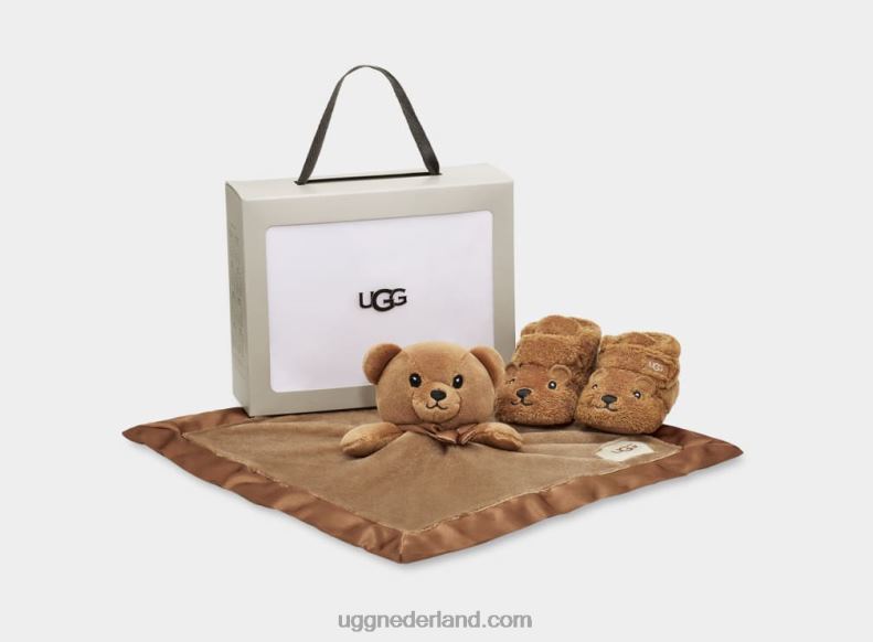 Baby kastanje UGG bixbee en lieve beer stuffie 686ZP2020