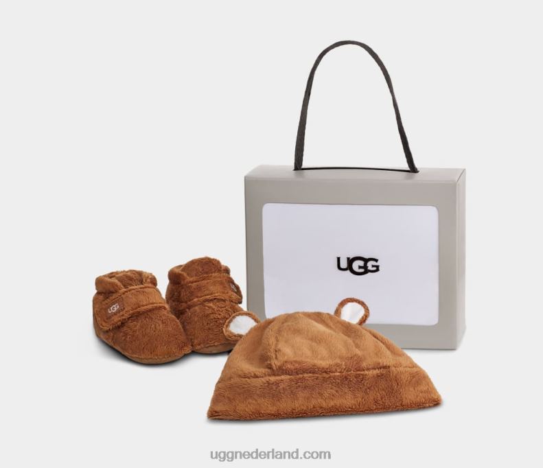 Baby kastanje UGG bixbee en muts 686ZP2033
