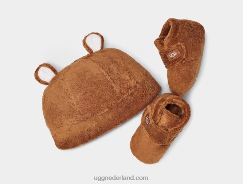 Baby kastanje UGG bixbee en muts 686ZP2033