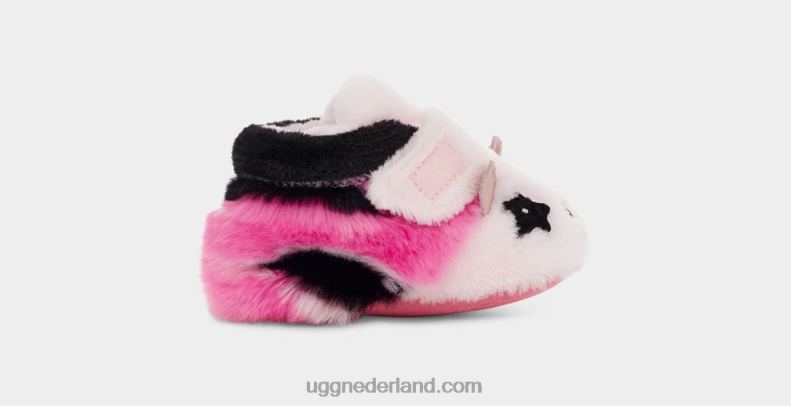 Baby roze/zwart UGG bixbee panda knuffel 686ZP2029