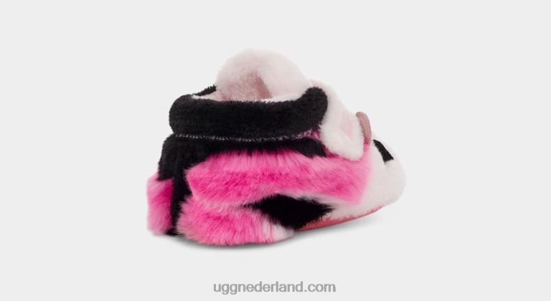 Baby roze/zwart UGG bixbee panda knuffel 686ZP2029