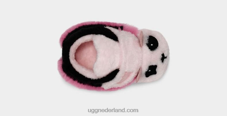 Baby roze/zwart UGG bixbee panda knuffel 686ZP2029