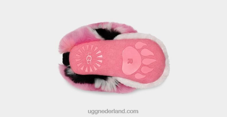Baby roze/zwart UGG bixbee panda knuffel 686ZP2029