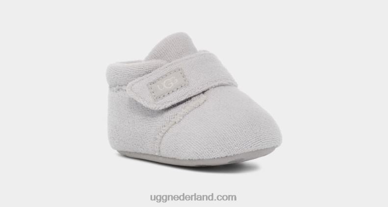 Baby zilveren rook UGG bixbee badstof 686ZP2026