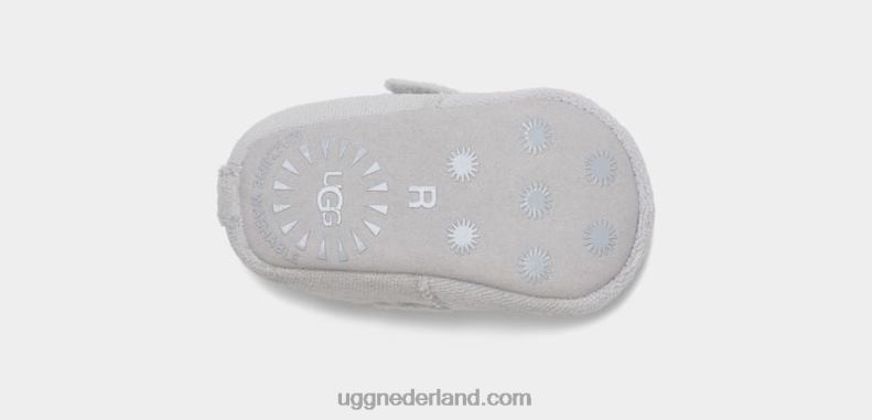 Baby zilveren rook UGG bixbee badstof 686ZP2026