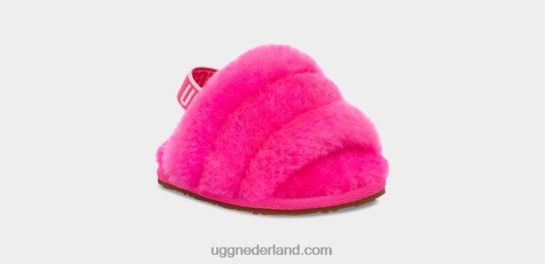 Baby rots roos UGG pluis ja schuif en lief 686ZP2216