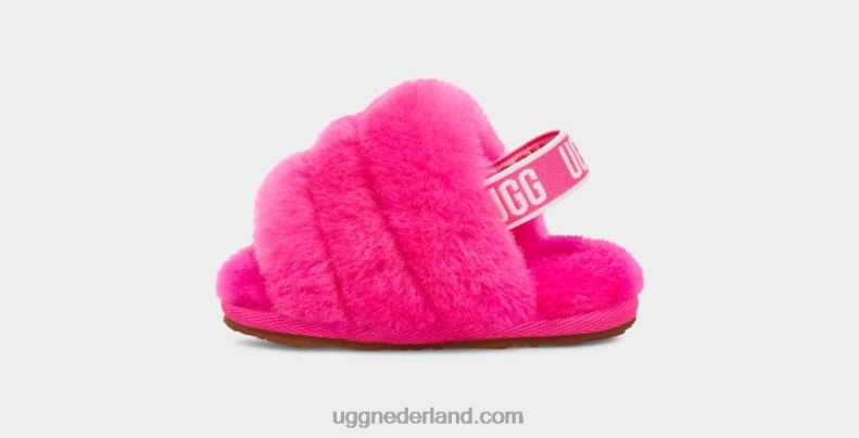 Baby rots roos UGG pluis ja schuif en lief 686ZP2216