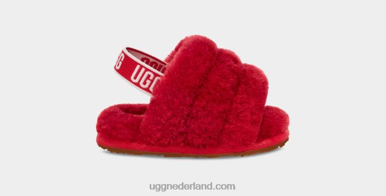 Baby samba rood UGG pluis ja schuif en lief 686ZP2217