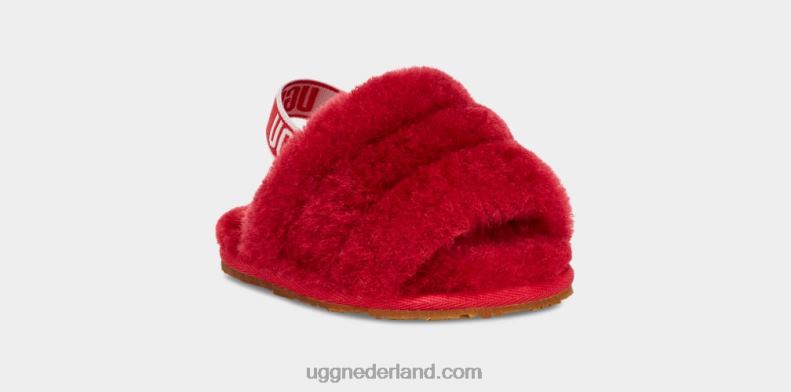 Baby samba rood UGG pluis ja schuif en lief 686ZP2217