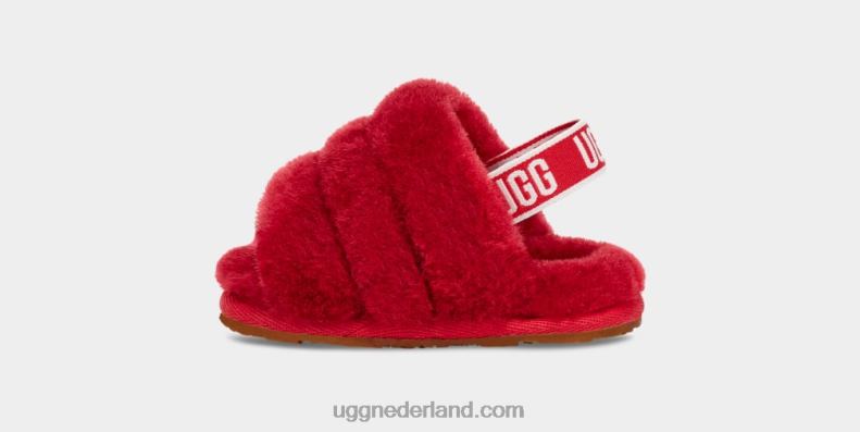 Baby samba rood UGG pluis ja schuif en lief 686ZP2217
