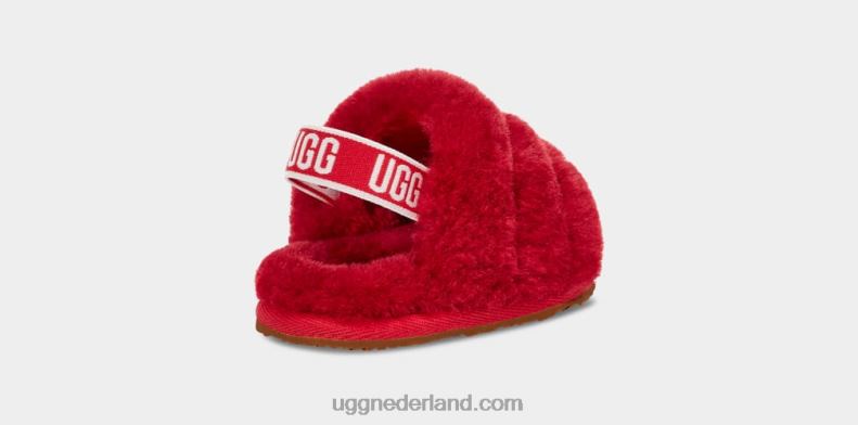 Baby samba rood UGG pluis ja schuif en lief 686ZP2217