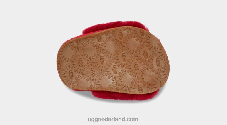 Baby samba rood UGG pluis ja schuif en lief 686ZP2217