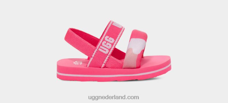 Baby tof roze UGG zuma sling camopop 686ZP328
