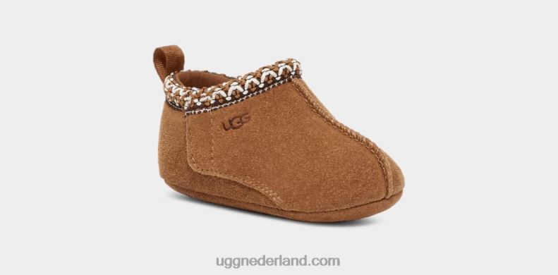 Baby kastanje UGG tasman en muts 686ZP2035