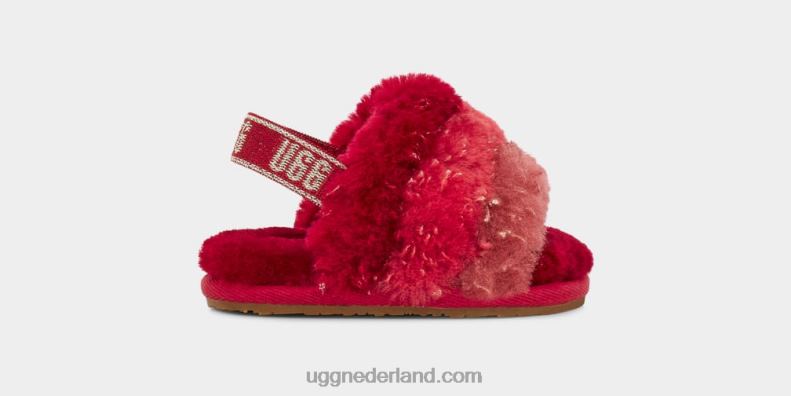 Baby rode multi UGG pluis ja metallic schittering 686ZP2040