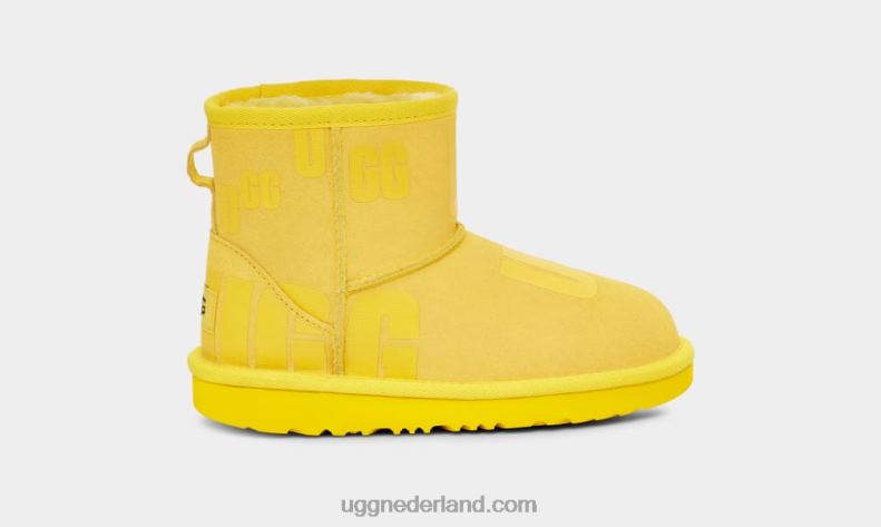 kinderen kanarie UGG klassieke mini-scattergrafiek 686ZP2335