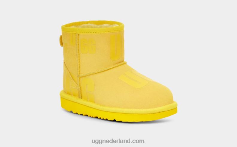 kinderen kanarie UGG klassieke mini-scattergrafiek 686ZP2335