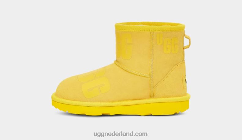 kinderen kanarie UGG klassieke mini-scattergrafiek 686ZP2335