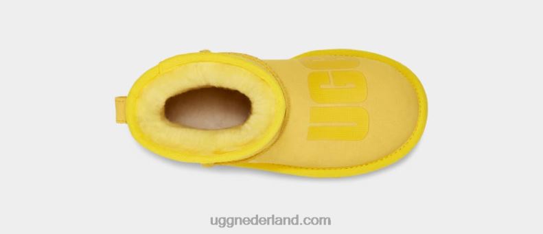 kinderen kanarie UGG klassieke mini-scattergrafiek 686ZP2335
