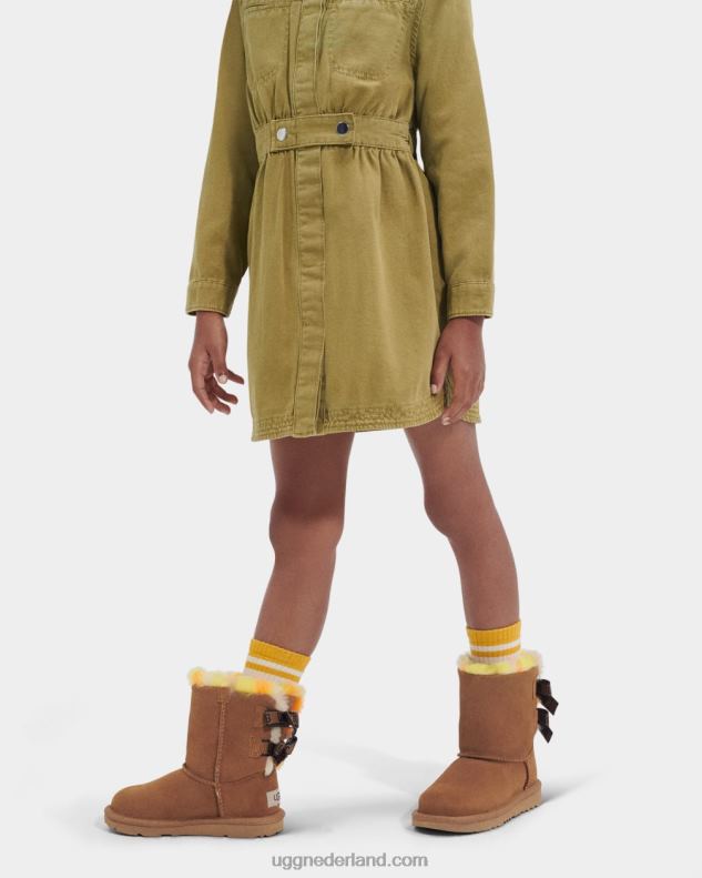 kinderen kastanje UGG vestingmuur geruite punk 686ZP1773