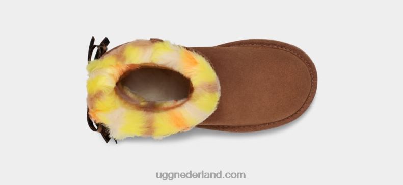 kinderen kastanje UGG vestingmuur geruite punk 686ZP1773