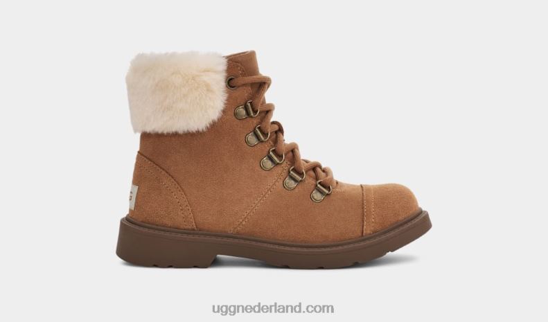 kinderen kastanje suède UGG azell wandelweer 686ZP2334