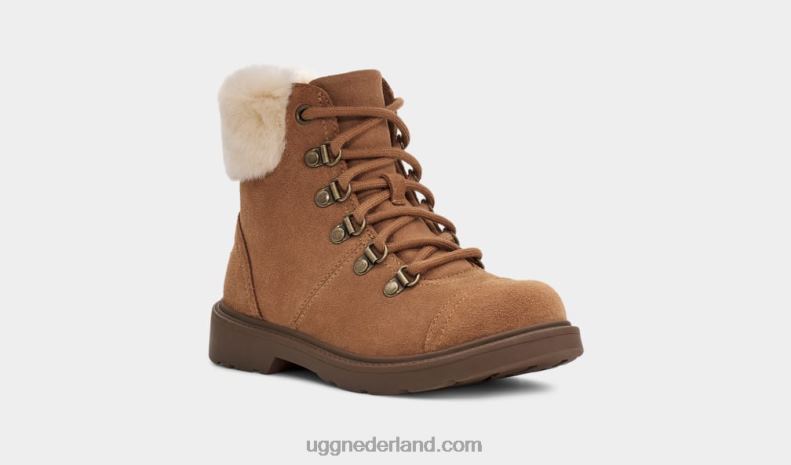 kinderen kastanje suède UGG azell wandelweer 686ZP2334