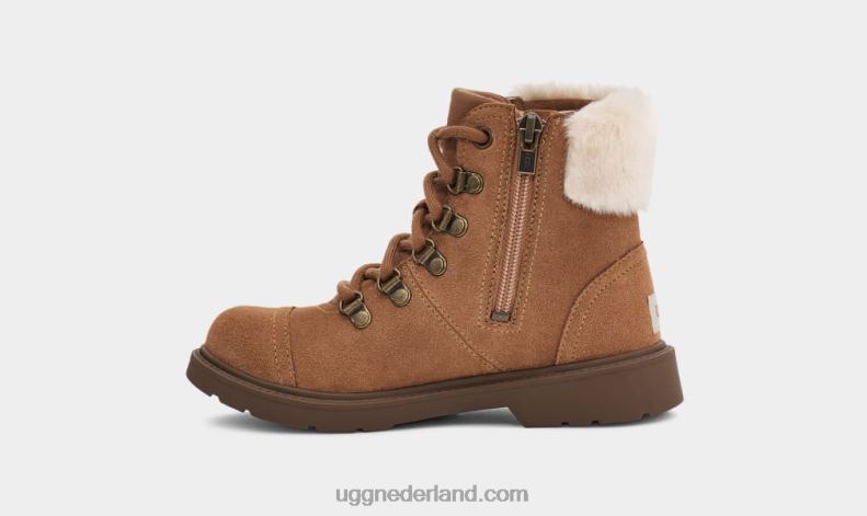 kinderen kastanje suède UGG azell wandelweer 686ZP2334