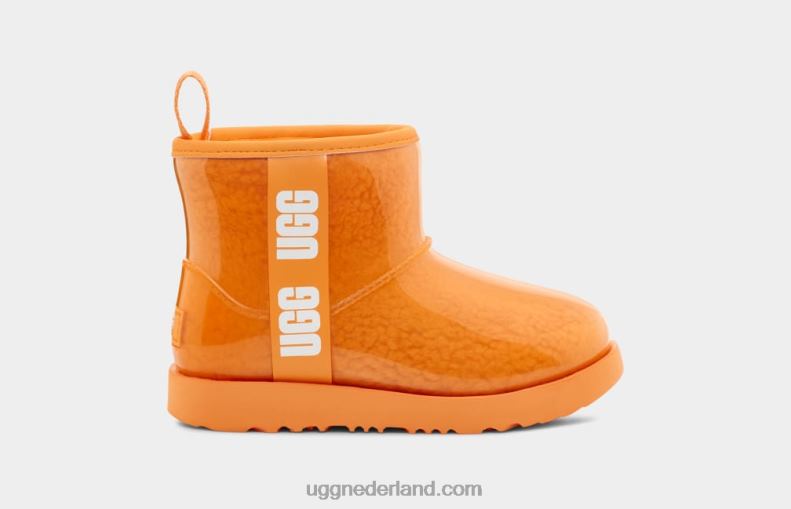 kinderen papaya sinaasappel UGG classic clear mini ii 686ZP1750