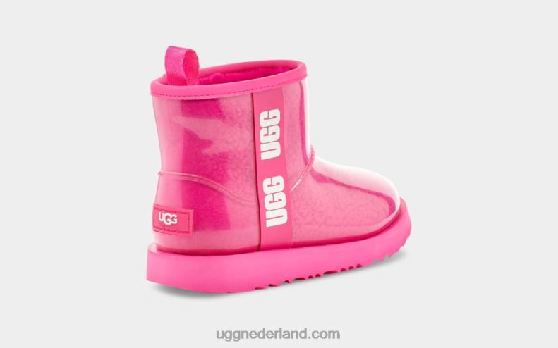 kinderen rots roos UGG classic clear mini ii 686ZP1755