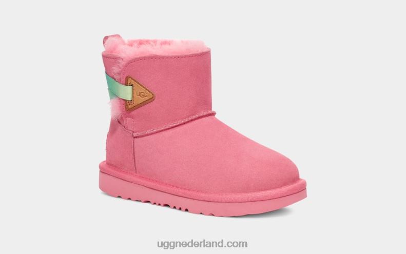kinderen roze roos regenboog UGG mini bailey flex regenboog 686ZP253
