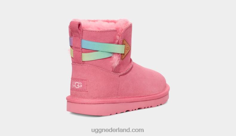 kinderen roze roos regenboog UGG mini bailey flex regenboog 686ZP253