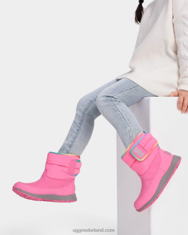 kinderen roze roos/regenboog UGG toty weer regenboog 686ZP261