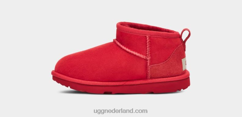 kinderen samba rood UGG klassieke ultramini 686ZP1738