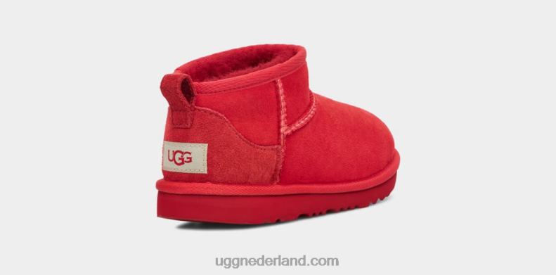 kinderen samba rood UGG klassieke ultramini 686ZP1738