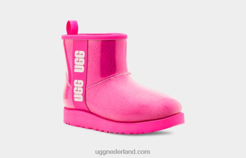 kinderen tof roze UGG classic clear mini ii 686ZP1752