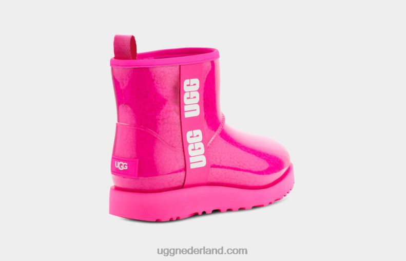 kinderen tof roze UGG classic clear mini ii 686ZP1752