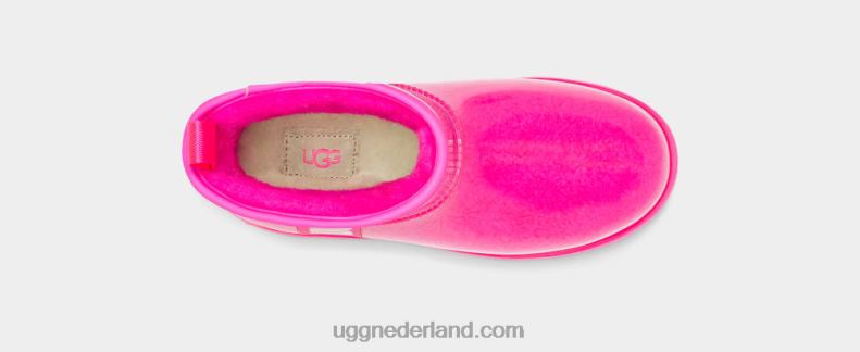 kinderen tof roze UGG classic clear mini ii 686ZP1752
