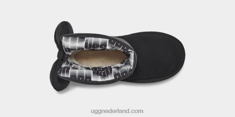 kinderen zwart UGG Bailey Bow maxi golflengte 686ZP2330