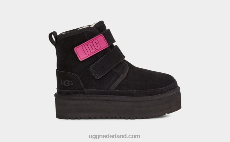 kinderen zwart UGG Neumel-platform 686ZP2082