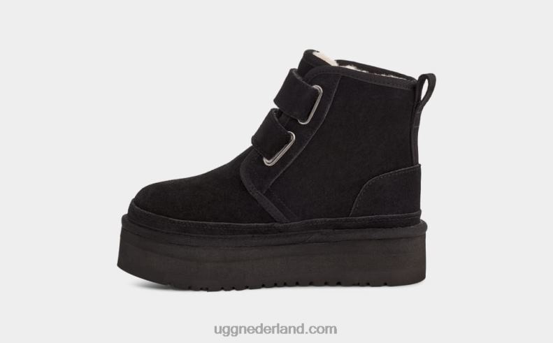 kinderen zwart UGG Neumel-platform 686ZP2082