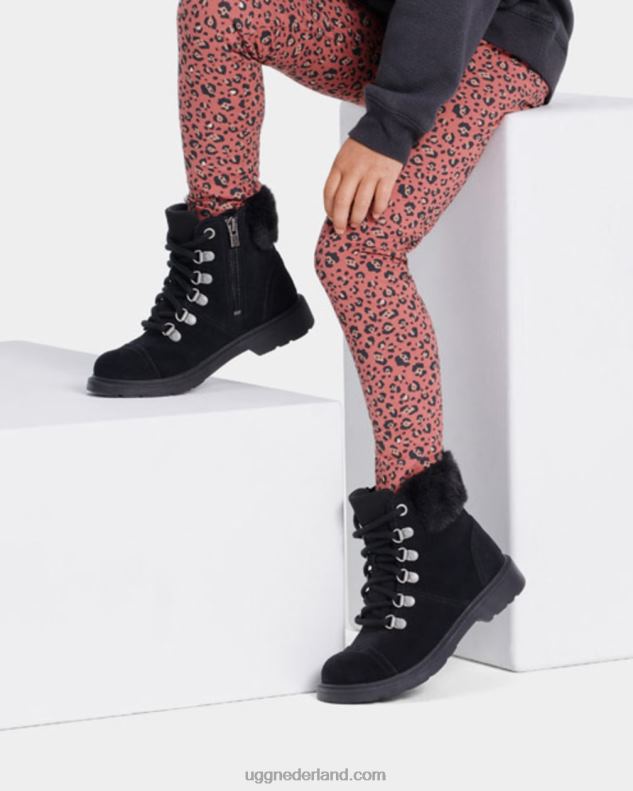 kinderen zwart suède UGG azell wandelweer 686ZP2333