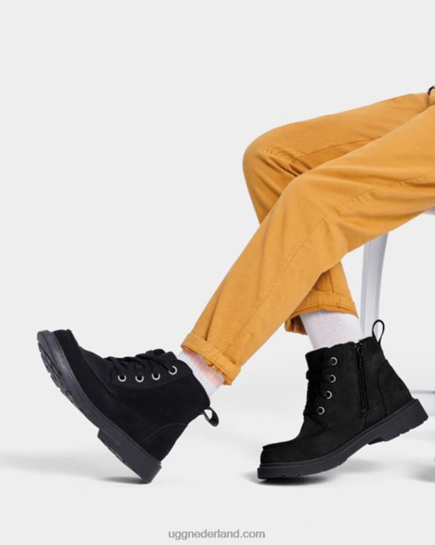 kinderen zwart suède UGG chelham weer 686ZP2337