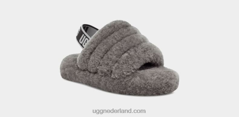 kinderen houtskool UGG pluis ja schuif 686ZP1740