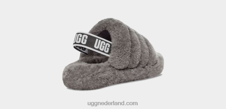 kinderen houtskool UGG pluis ja schuif 686ZP1740