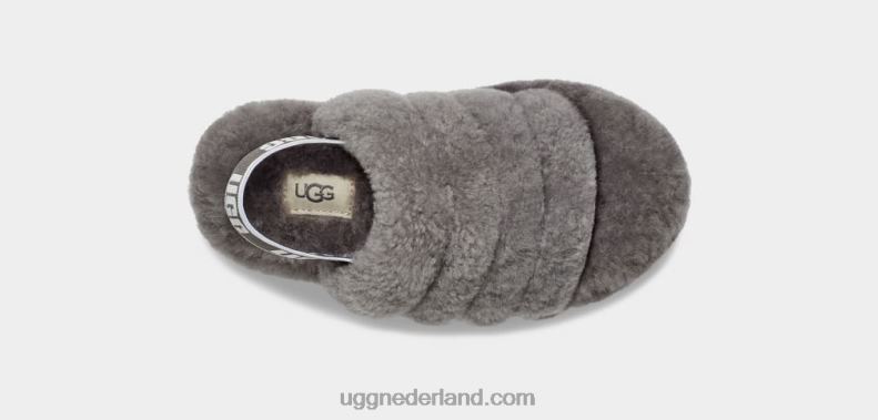 kinderen houtskool UGG pluis ja schuif 686ZP1740