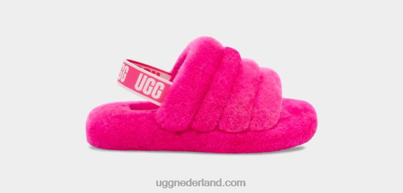 kinderen rots roos UGG pluis ja schuif 686ZP1741
