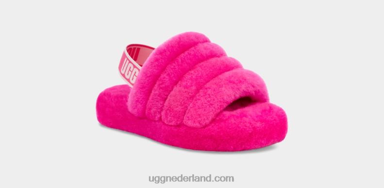 kinderen rots roos UGG pluis ja schuif 686ZP1741