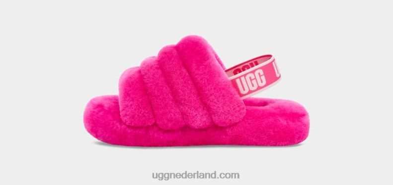 kinderen rots roos UGG pluis ja schuif 686ZP1741