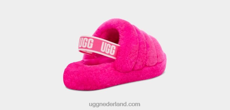 kinderen rots roos UGG pluis ja schuif 686ZP1741